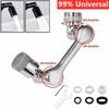 99% Universal 1080° Rotary Extender Faucet Splash Head Aerator Plastic for Kitchen Washbasin Tap Bubbler Nozzle Robotic Arm