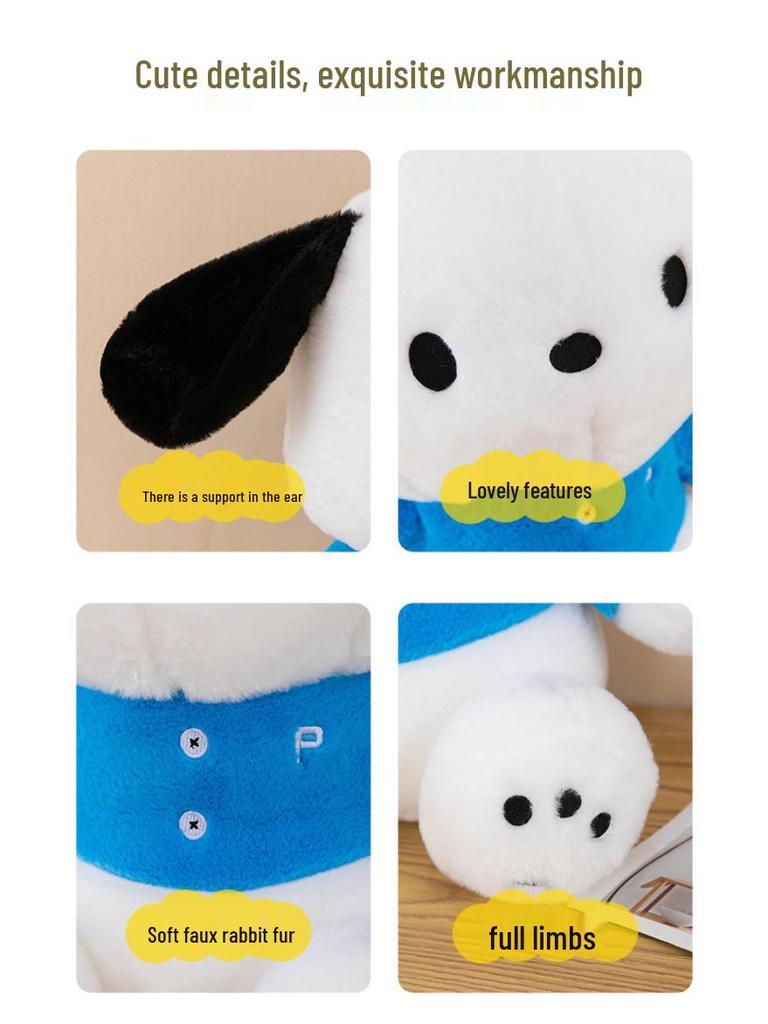 Pochacco Cartoon Plush Doll - Children's Pillow & Holiday Gift
