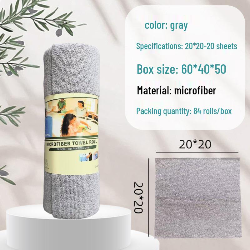 Tearable Disposable Kitchen Cleaning Wipes - Absorbent Roll for Weekly Use