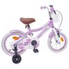Bicicleta Infantil 14 Polegadas para Idades 3 5 Roxa