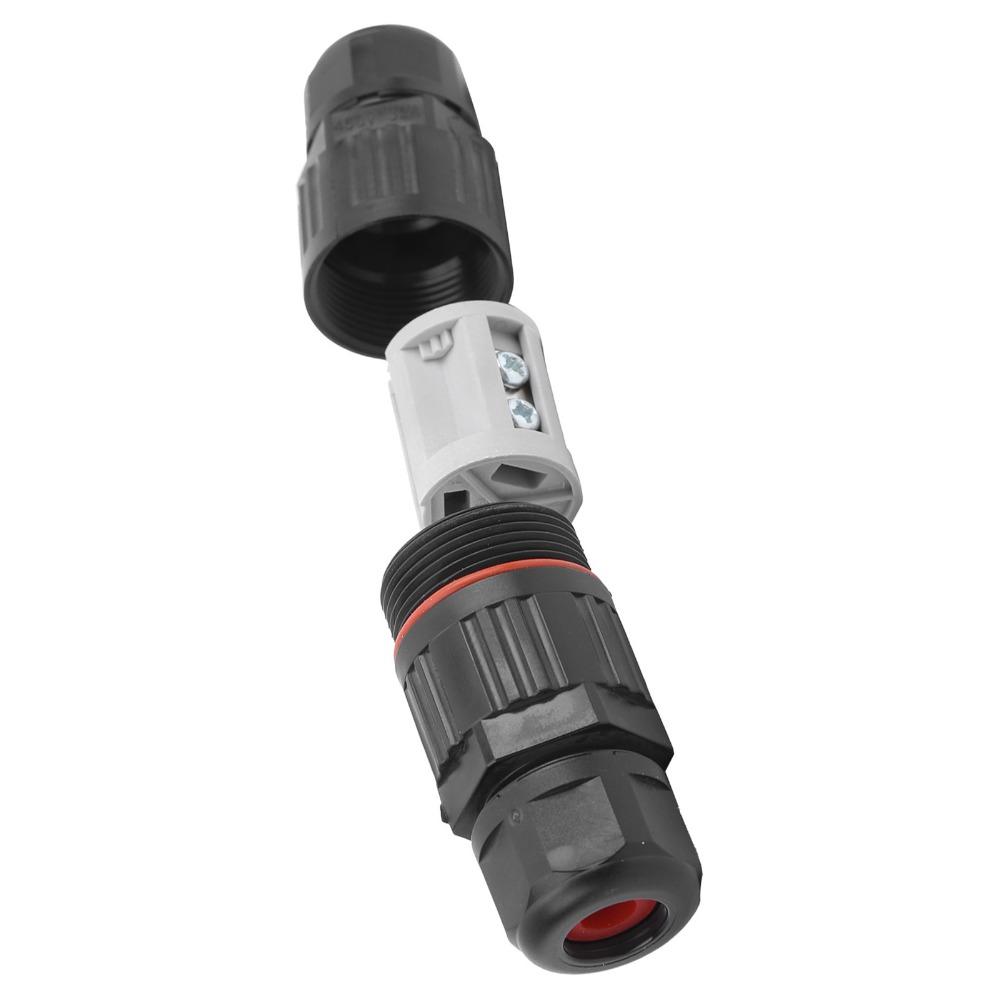4PCS Durable 3Pin Electrical Connector 1 in 1 Out Waterproof Cable Protector Terminal block Communication Lighting