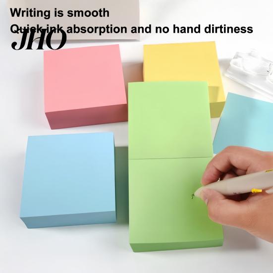 Sketching Stick Notes Notes, 3x3in Self-Stick Note Pads, 300 Sheets Adhesive Simple Memo Pads for Reminder, Office, School Supplies Tearable Paper