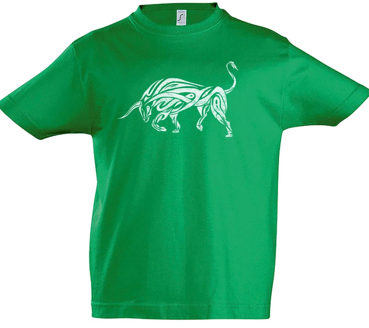Celtic Bull Boys T-Shirt Celts Ox Symbol Tattoo Tribal Culture Bull Bull- 150
