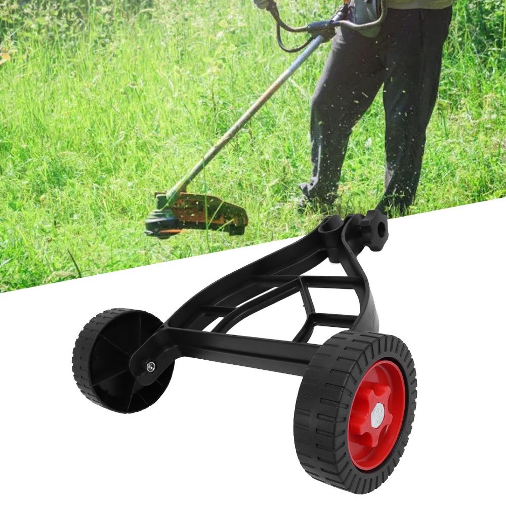 ABS Lawn Trimmer Wheel Adjustable Trimmer Auxiliary Wheel Gardening Trimming Wheel  Grass Cutter