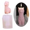 3D Alpacas Candle Silicone Mould Animal Resin Molds DIY Soap Molds Baking Molds