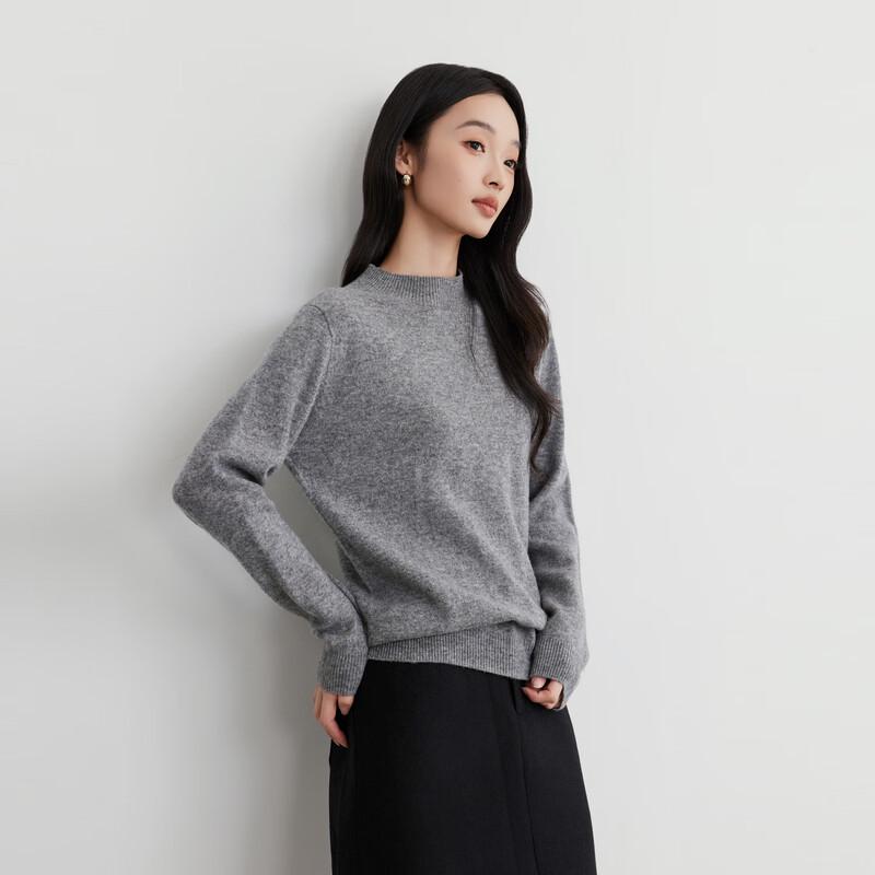 

Elva Island Women s 100% Wool Half-High Collar Knit Sweater S
