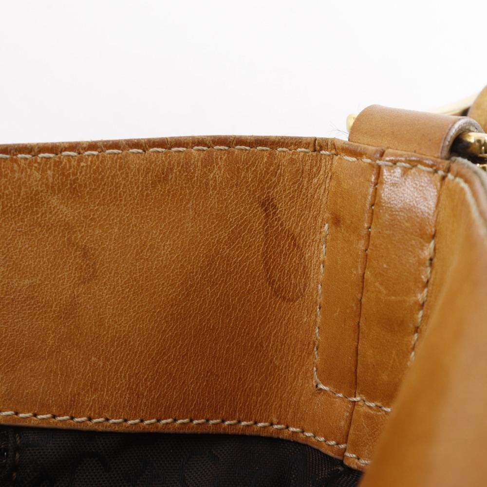 Celine C Macadam Umhängetasche Braun Wildleder Damen Gebraucht