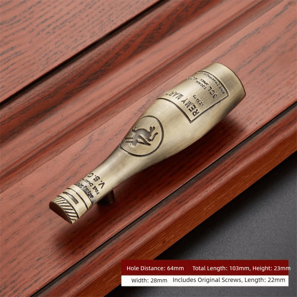 With Screw Bronze Cupboard Dresser Wardrobe Drawer Handles Furniture Hardware Door Knobs Pull handles