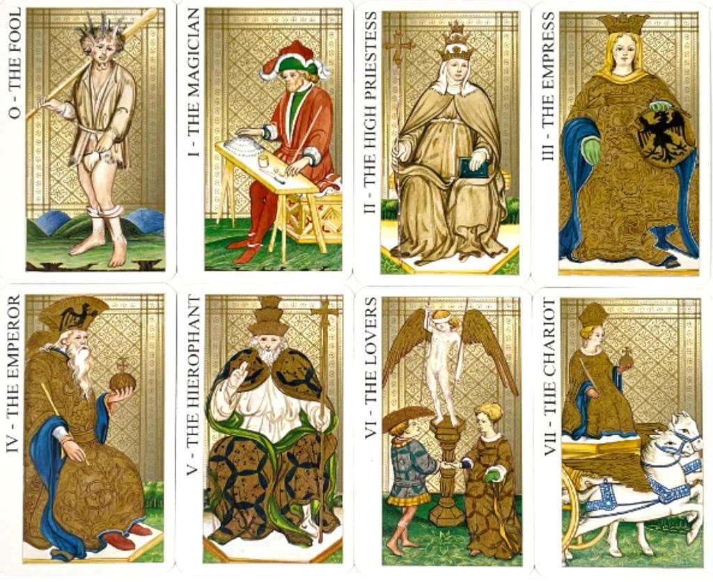 Tarot Cards 78 Pieces Miniature Tarot Fortune Telling Tarot Japanese Instruction Manual Included I.I.J [Visconti Mini] [Genuine Product]