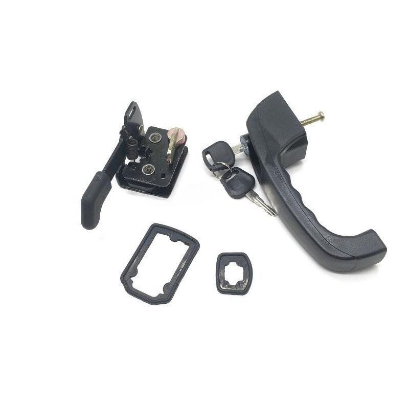Excavator Cab Door Lock Assembly Heavy Duty Handle for Foton Lovol XCMG 60 65-7 Replacement Parts