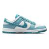 Nike Dunk Low ESS Blue Paisley Canvas Leather Cashew Flower Non-slip Wear-resistant Low-top Skate Shoes for Women White and Blue DH4401-101