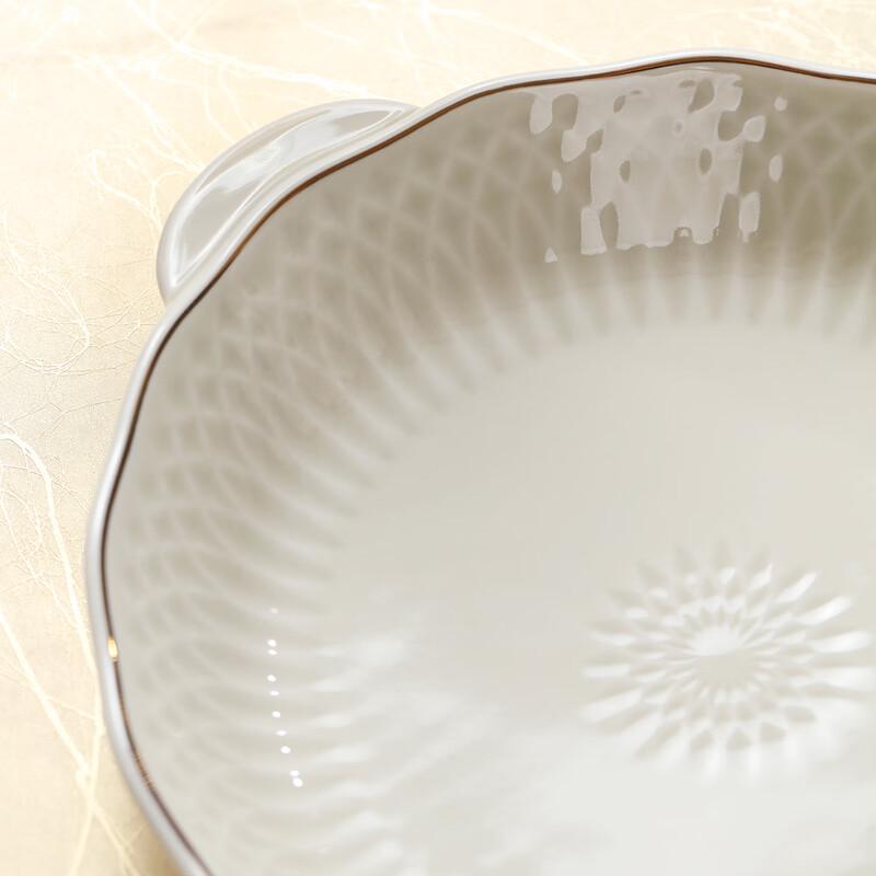 Nordischer Stil Jingdezhen Keramik tiefer Essteller (9 Zoll, 2er-Pack)