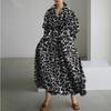 Elastic High-waisted Slimming Temperament Preppy Cardigan Dress