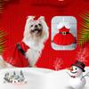 Santa Dog Christmas Dress Skin Friendly Breathable Elastic Pet Winter Clothes for Small Dogs Cats M