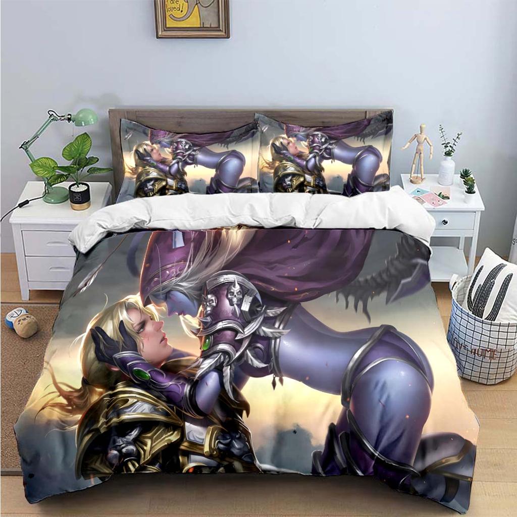 Hot Fashion 3D Game W-Warcraft  Print Bedding Sets Bed Supplies Set Duvet Cover Bed Comforter Set Bedding Set Luxury Gift
