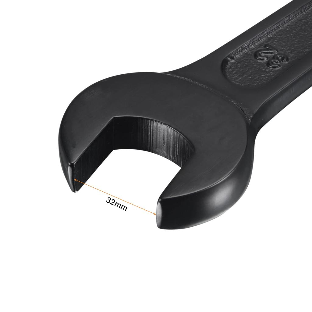 Uxcell 32mm Striking Steel Single Head Hand Tool Open-End Wrench, High-Tensile Spanner,