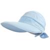 Foldable Hat Wide Brim Sun Hat Summer Hat Protective For Beach Ladies Women Anti-Uv Beach Visor Caps Hats