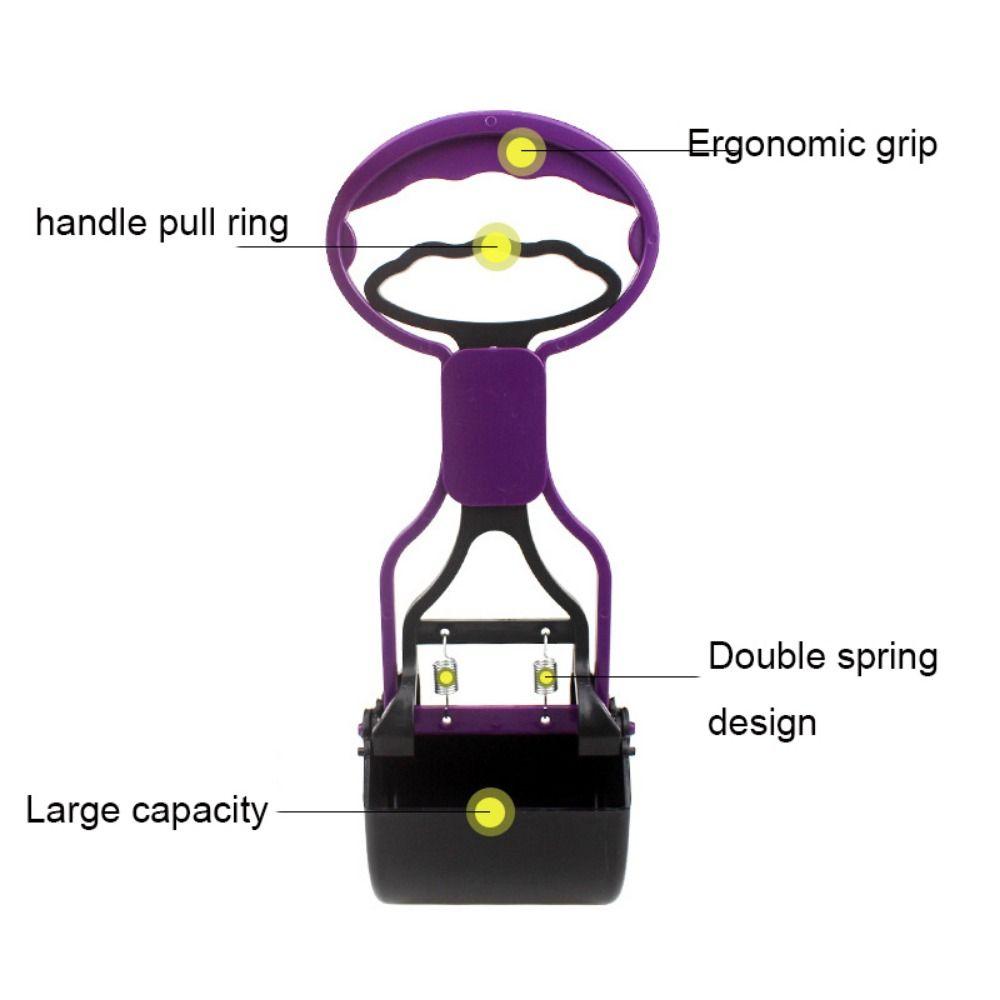 Large Capacity Pet Poop Scooper Comfortable Handle Dog Feces Collector Dog Pee Pad Holder  Outdoor