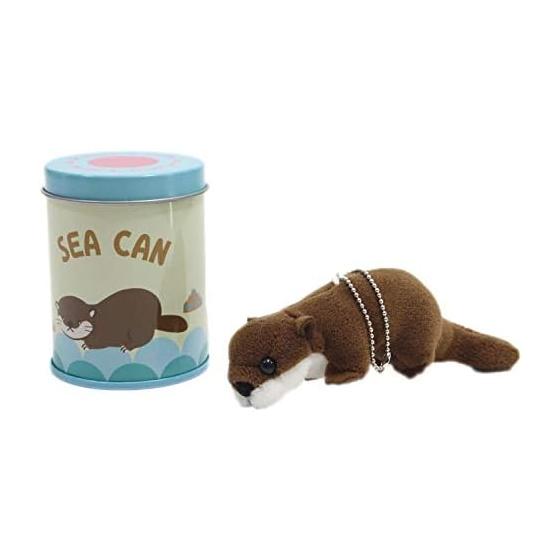 Takeoff Plush SEA Can Otter Dark Brown