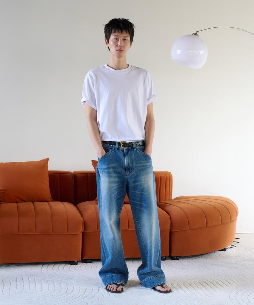 KNOUUN Soft Round T-Shirts (White)