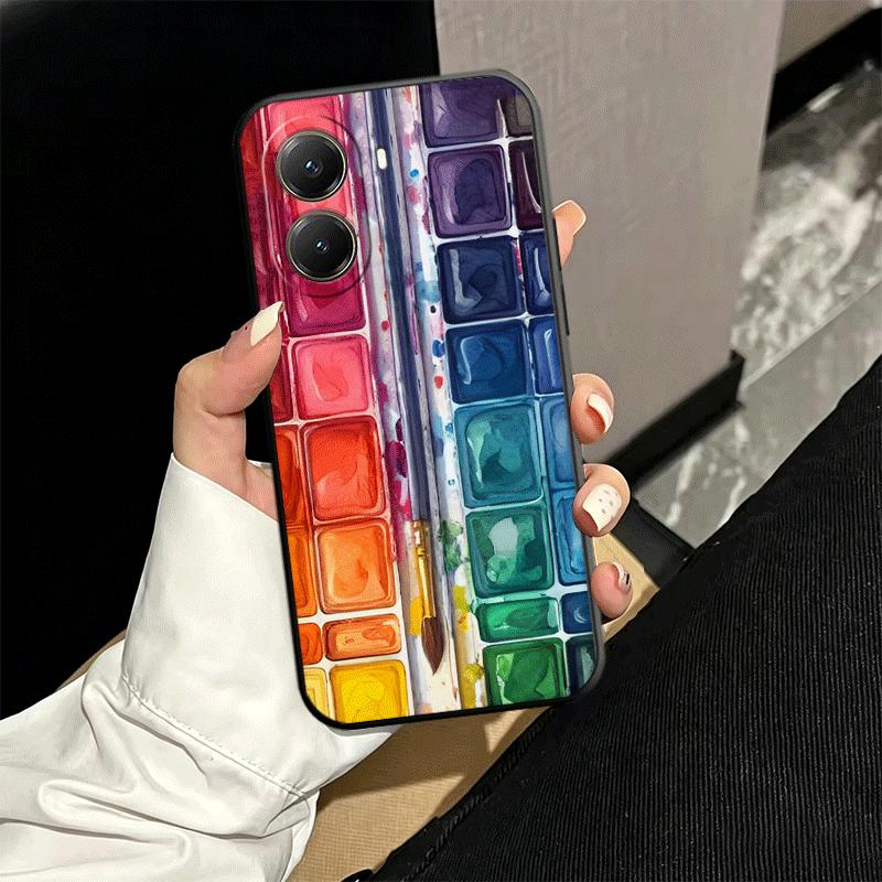 Watercolors Set Paint Palette Soft Phone Case for Xiaomi Poco X5 X6 X7 X8 Pro Max X3 F7 F8 Ultra M8 M7 M6 M5 Redmi 15 15C 14C 13