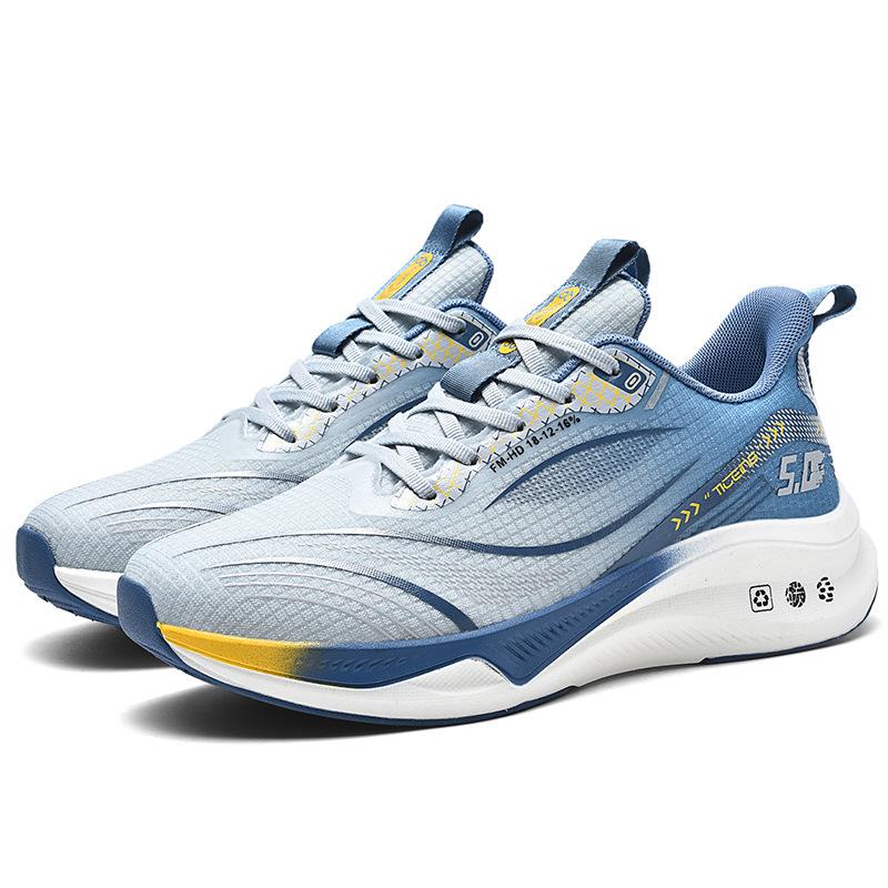 Sneakers Men's carbon board running shoes Lightweight breathable mesh running shoes Boys' side shoes