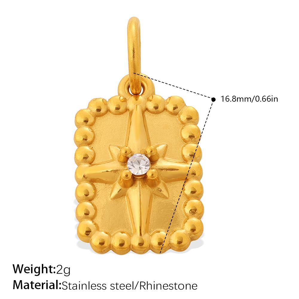 Fashion Personality Sun Moon Stars Sun Love Diy Bracelet Necklace Pendant Stainless Steel Accessories