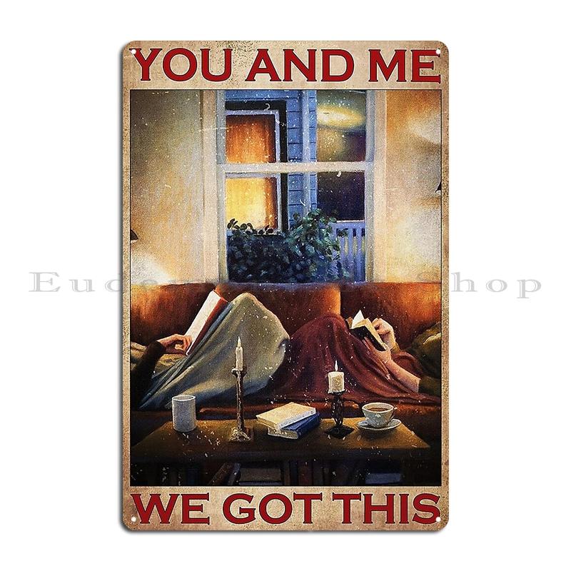 Just A Girl Who Loves Cats And Books IN MY DREAM WORLD Metal Sign Living Room Poster Bar Garage Print Tin Sign Poster