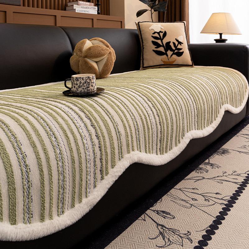 Premium Sofa Cushion Autumn And Winter New Straight One-Piece Non-Slip Special-Shaped Seat Cushion Four-Season Universal Cover