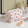Floral Printed Lipstick Storage Makeup Bag Women's Cosmetic Bag Beauty Organizer Case Travel Makeup Pouch Toiletry Organizer