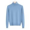 Men's Loose Plus Size High Neck Knit Sweater - Solid Color, Long Sleeve, Spring/Autumn/Winter