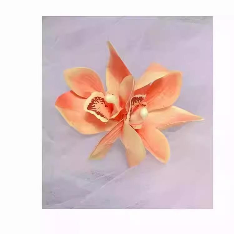 Thai Spicy Girl Hair Accessories Bohemian Style Orchid Flower Clip With Bangs Side Photo Headwear Female
