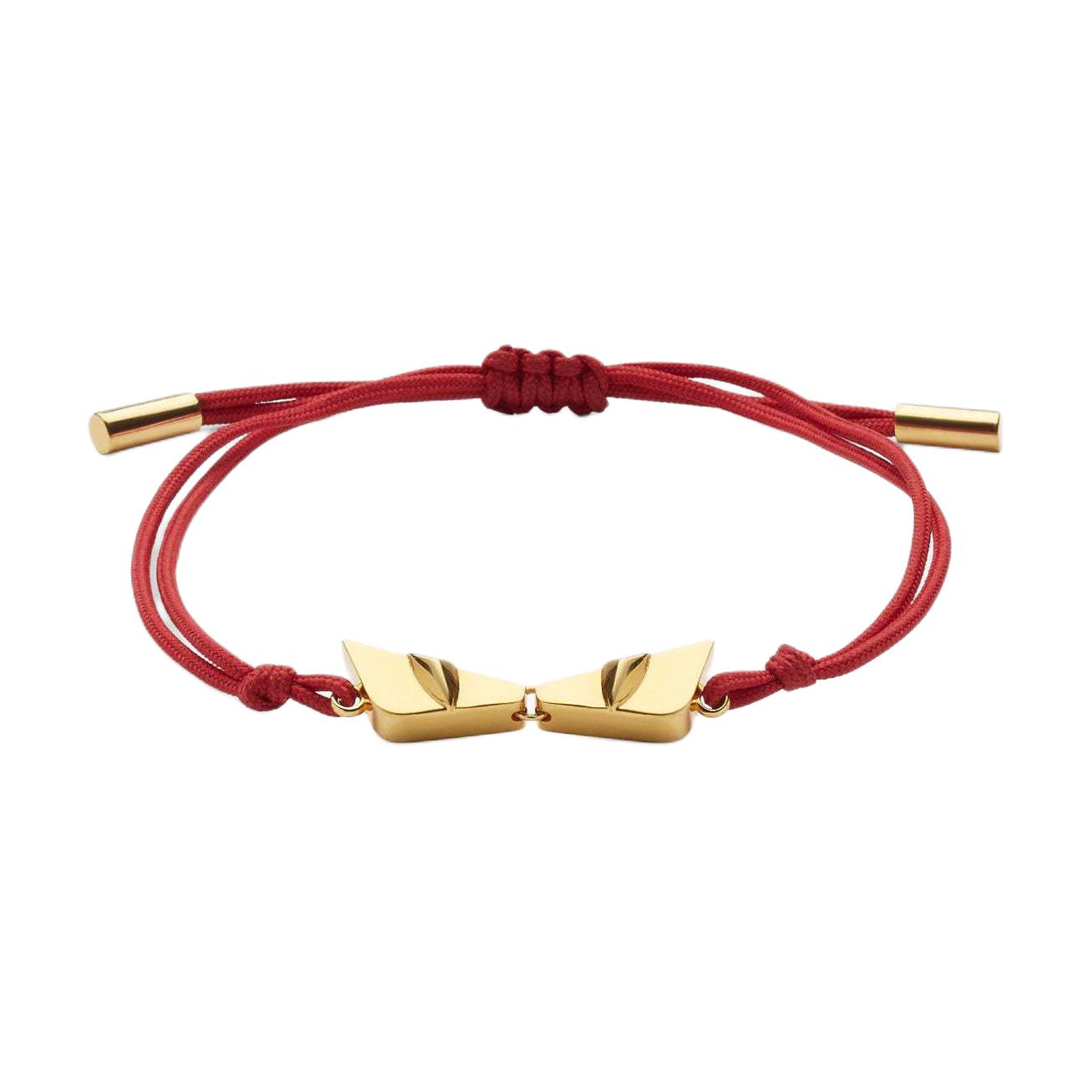 

Fendi Eyes Pendant Bracelet Men bracelets Brass Red 7AJ904ARMCF0UWB F,Red
