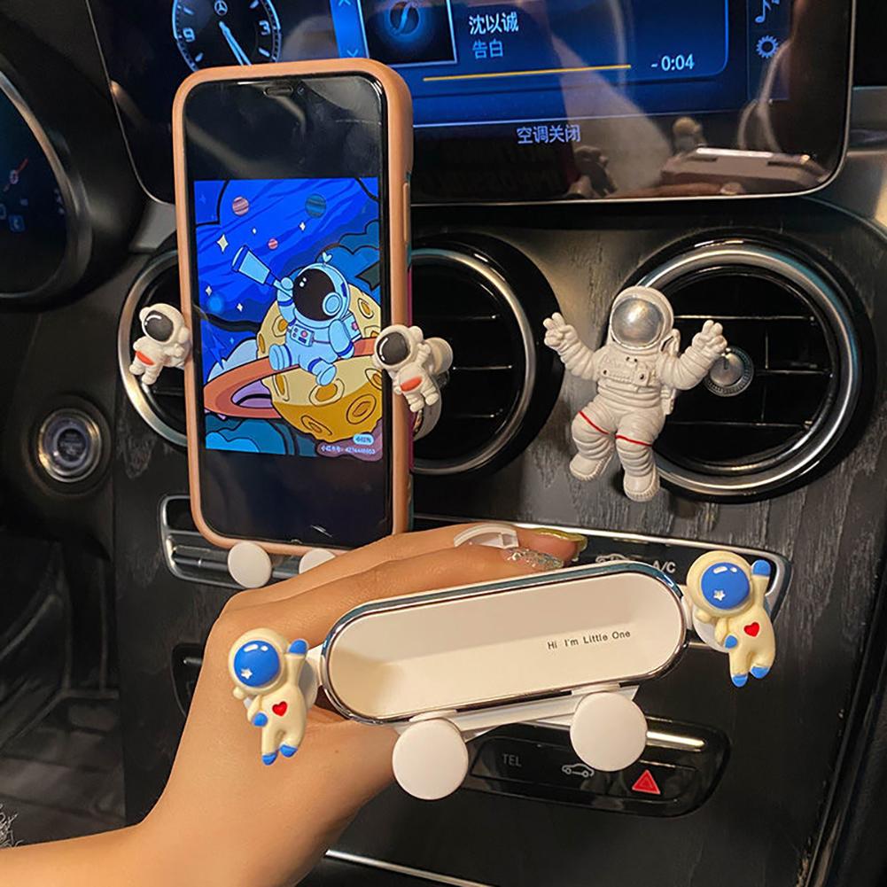 Car Mobile Phone Bracket Car Creative Cartoon Car Air Outlet Mobile Phone Navigation Fixed Support Bracket Car Accessories