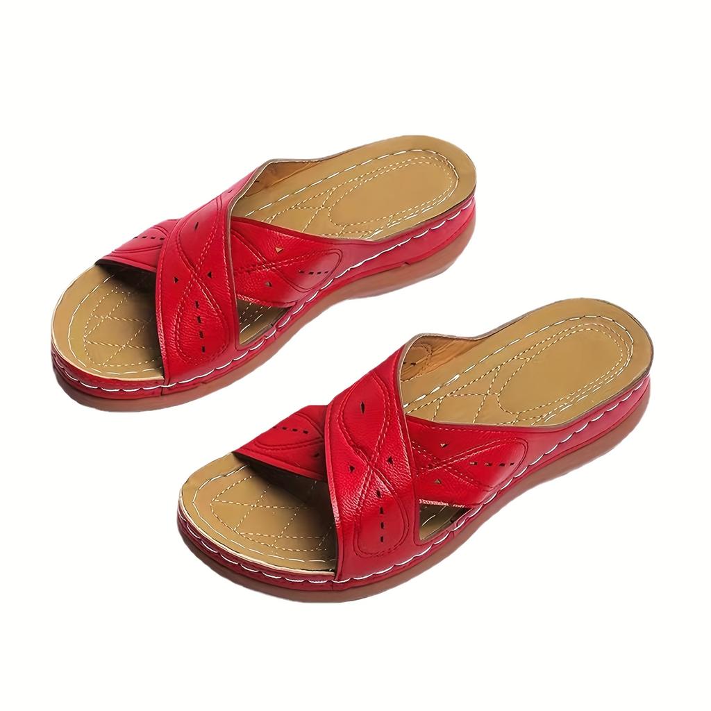 Women'S Comfortable Low Heel Platform Sandals