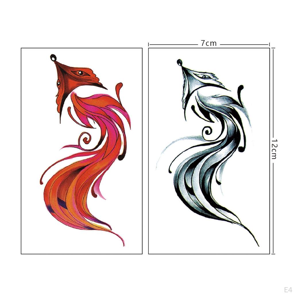 20Pcs Face Tattoo Sticker Women Girls Waterproof for Body Chest Makeup Butterfly Daisy