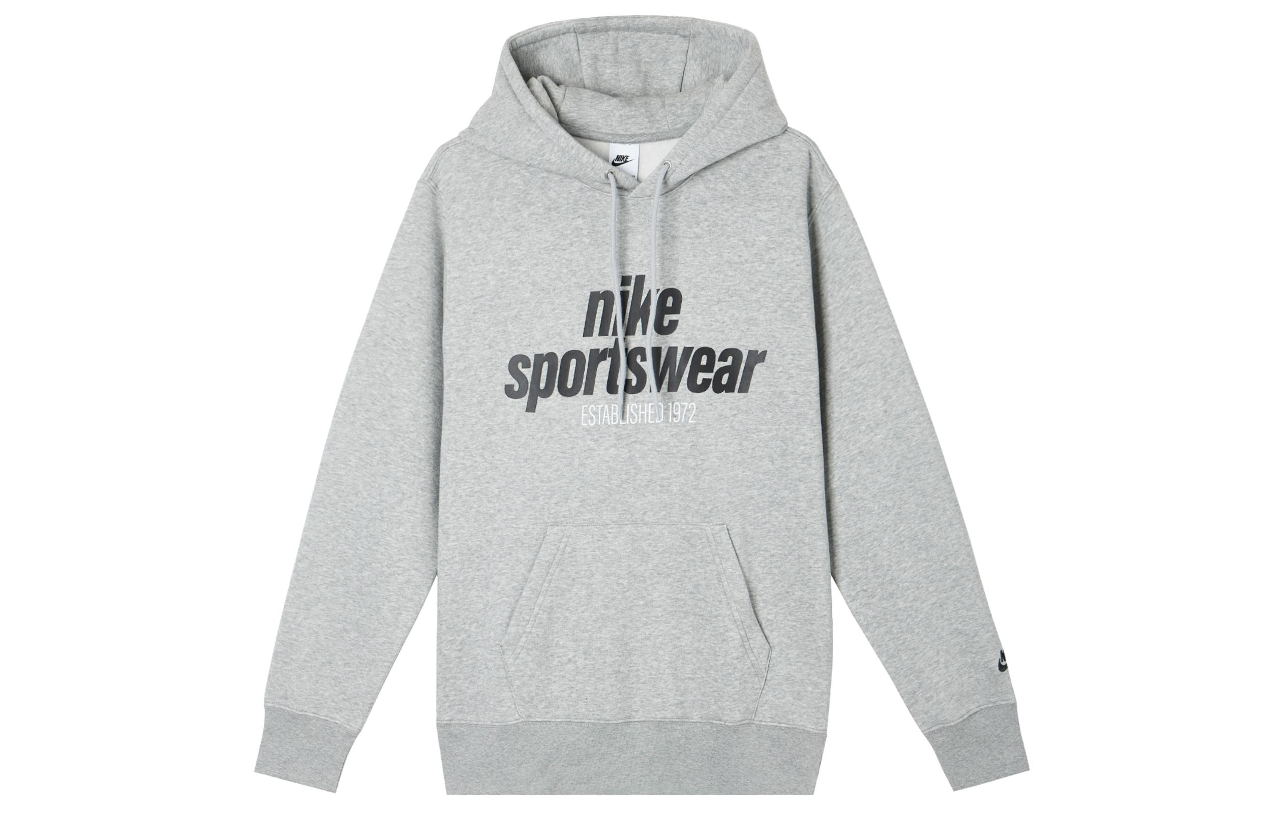 

Nike ClubSportswear FW24 FLEECE Collection 1972 Casual Minimalist Style Comfortable Hooded Sweatshirt Men s Gray HJ2160-063 L