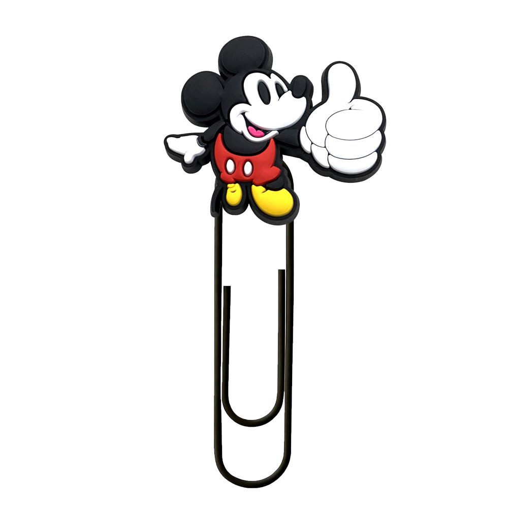 Mickey & Minnie Cartoon Paperclip Bookmark - Creative, Cute, Large, U-Shaped Office Supplies