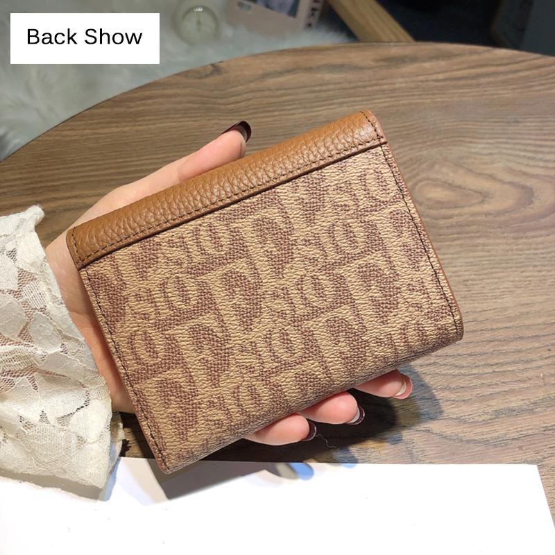 2024 Короткие женские кошельки из натуральной кожи — фото 4