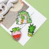 Strawberry Pineapple Carrot Little White Rabbit Cartoon Brooch Fashion Accessory