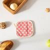 Thickened Cotton Oven Mitts with Heart Print Heat-Resistant Baking Gloves for Microwave Grill & Cooking Non-Slip Breathable Kitchen Essential