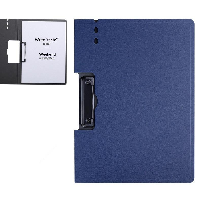 1Pc A4 File Folder With Cover - Document Organizer Clipboard For Business & School, Office Stationery Supplies, Paper Holder