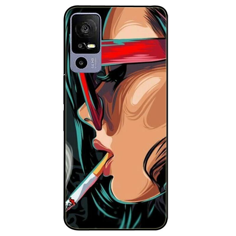 For TCL 40R 5G Case 6.6'' Silicone Soft Fashion TPU Phone Cover for TCL 40 R 5G Cases T771K T771A T771H Bumper Funda For TCL 40R