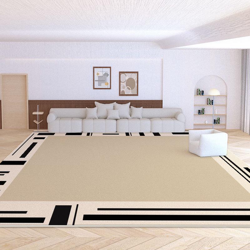 Covor de Lux Crem Catifea Wabi-Sabi Nordic Minimalist pentru Living