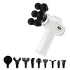 Mini Fascia Gun 38 Level High Frequency Vibration 6-Heads Body Massage Gun Muscle Relaxation Shoulde Waist Back Leg Arm Massager