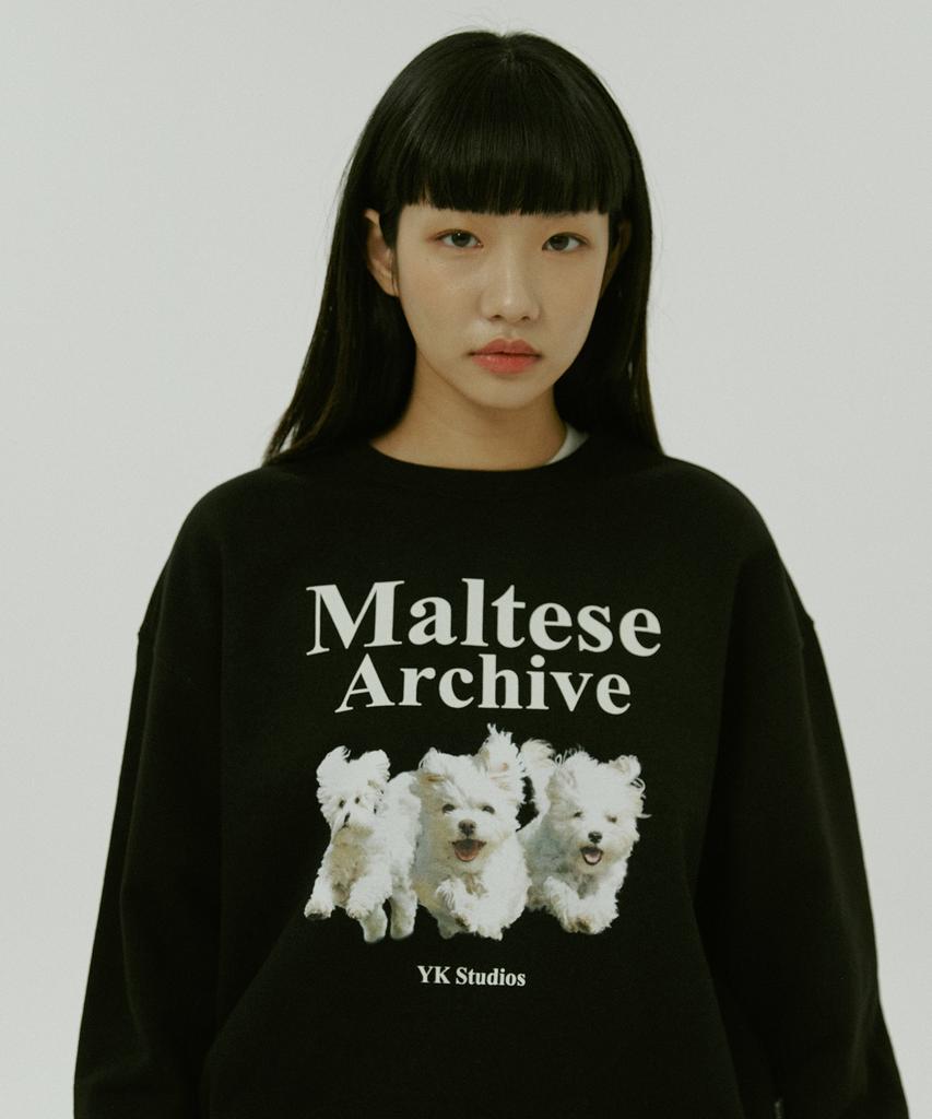WAIKEI Maltese Archive Sweatshirt Black