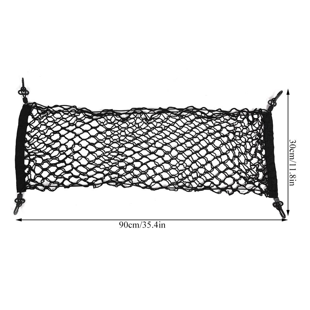 Universal Car Rear Trunk Double Layer Cargo Net Mesh Storage Pocket Organizer