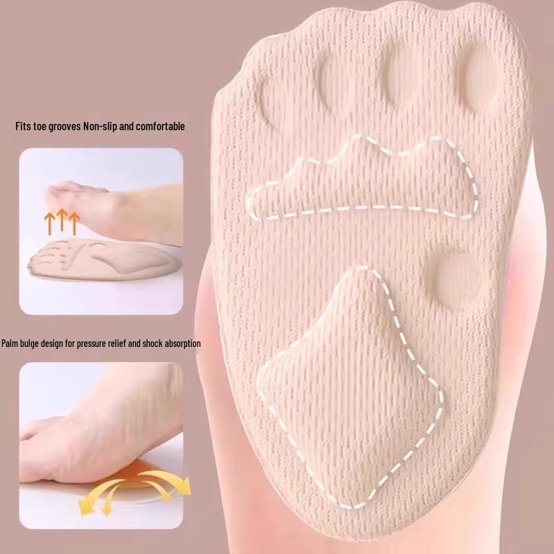 Women's Non-Slip Thickened Forefoot Pads for Long Standing Comfort