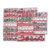 Multicolor Christmas Train Cartoon Animal Mini Christmas Tree Train  Ornament