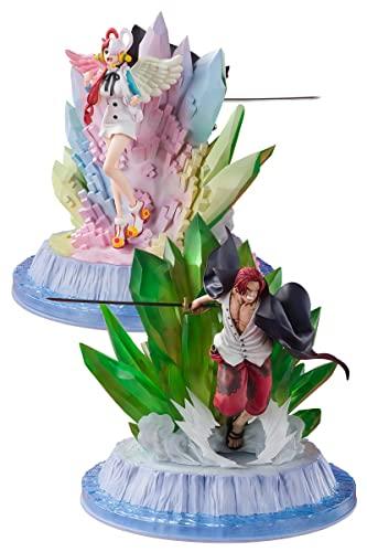 

TAMASHII NATIONS Figuarts ZERO [Super Fierce Battle] One Piece Шанкс и Ута - ONE PIECE FILM RED Ver. - Примерно 240 мм ПВХ и АБС окрашенная готовая фигурка